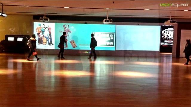CGV 인터랙티브 AR 매직월 광고 플랫폼 극장 로비 증강현실 광고