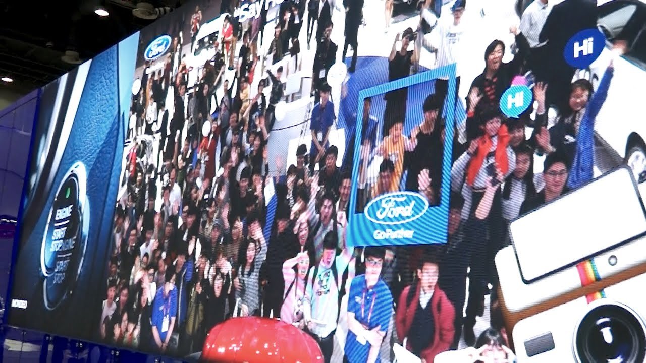 포드 서울모터쇼 'Say Hello to Ford' AR 마케팅 모터쇼 부스 체험 콘텐츠